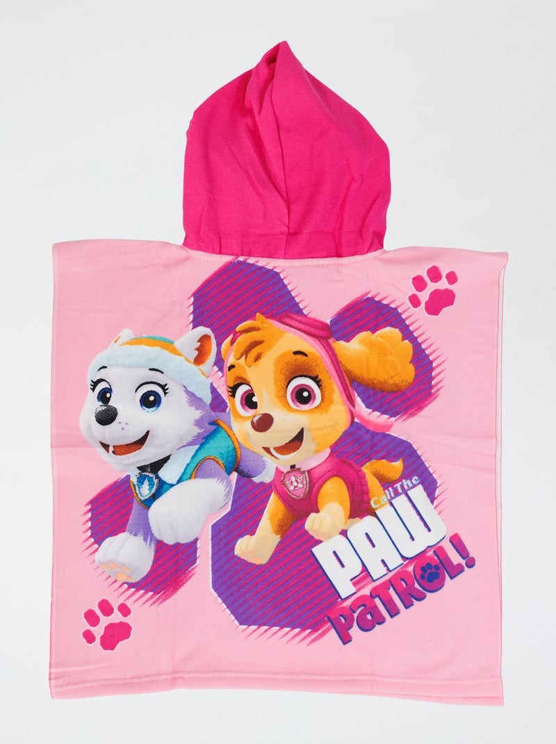 Poncho de baño 'La Patrulla Canina' ROSA - Kiabi