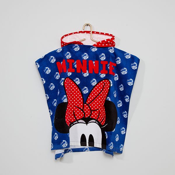 Poncho De Bano Minnie Mouse De Disney Nina 3 12 Anos Kiabi 7 00