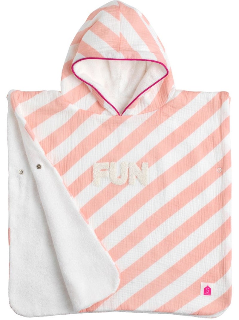 Poncho de baño para bebé de - SAUTHON Rosa - Kiabi