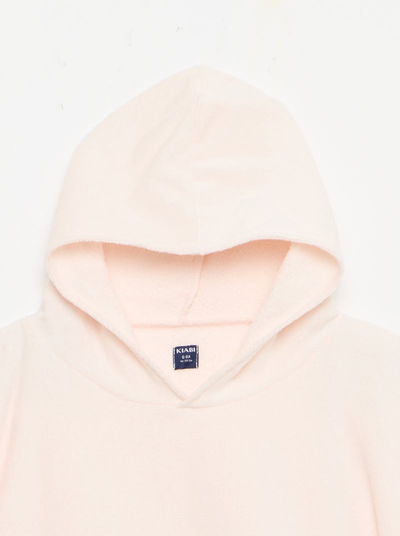 Poncho de baño Rosa - Kiabi