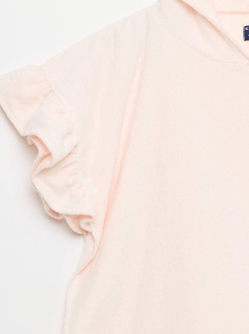 Poncho de baño Rosa - Kiabi