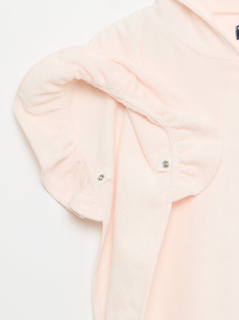 Poncho de baño Rosa - Kiabi