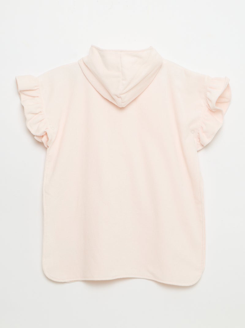 Poncho de baño Rosa - Kiabi