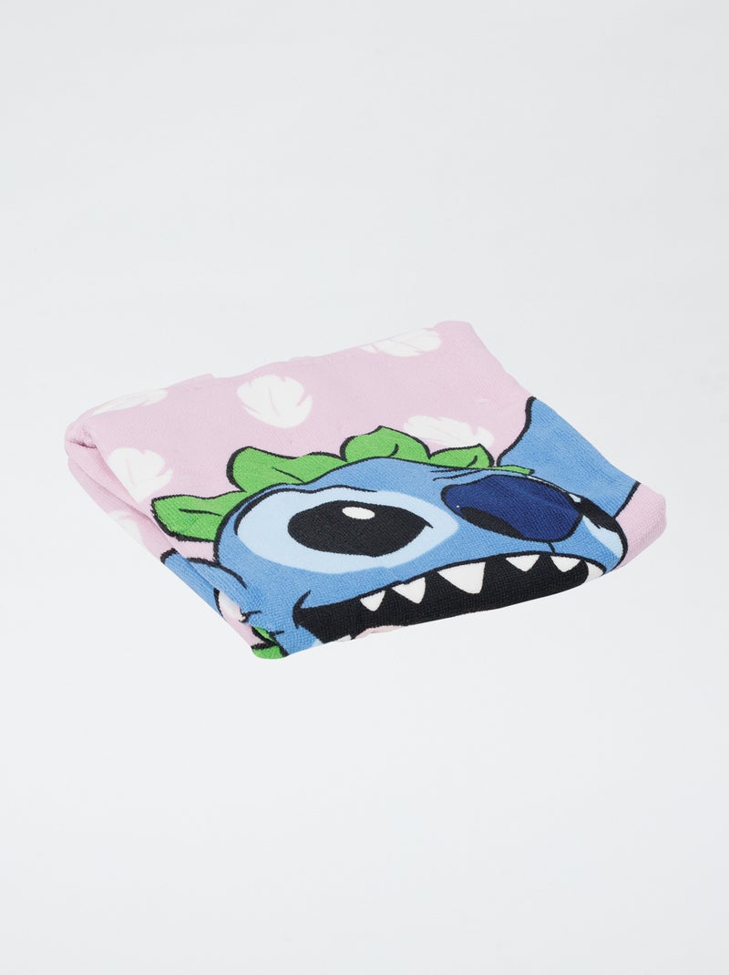 Poncho de baño 'Stitch' ROSA - Kiabi