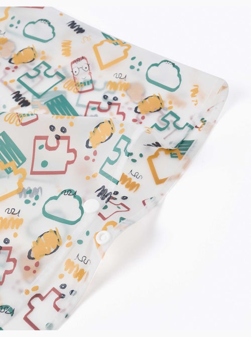 Poncho de lluvia con capucha y estampado - Kiabi