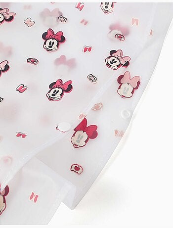 Poncho de lluvia con capucha y estampado de Minnie