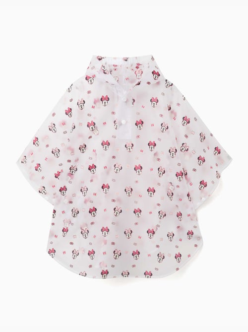 Poncho de lluvia con capucha y estampado de Minnie - Kiabi