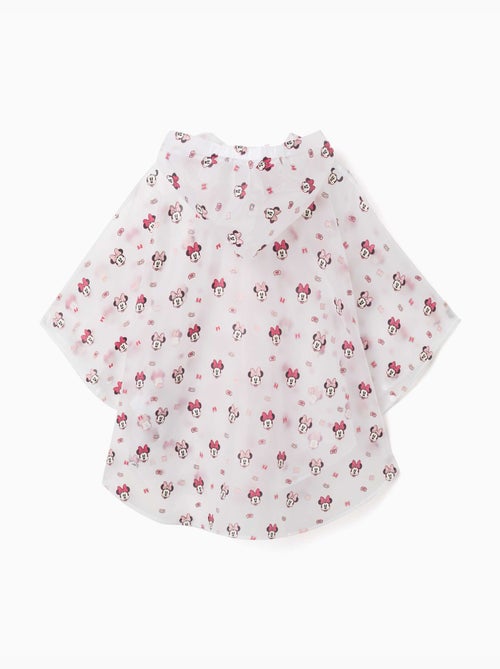 Poncho de lluvia con capucha y estampado de Minnie - Kiabi