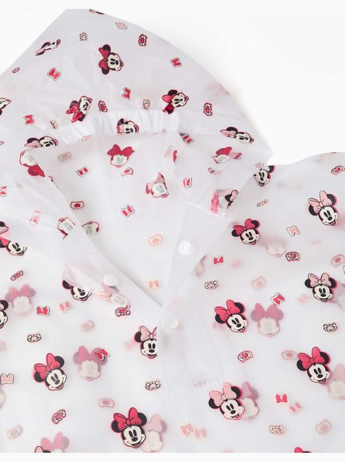 Poncho de lluvia con capucha y estampado de Minnie - Kiabi