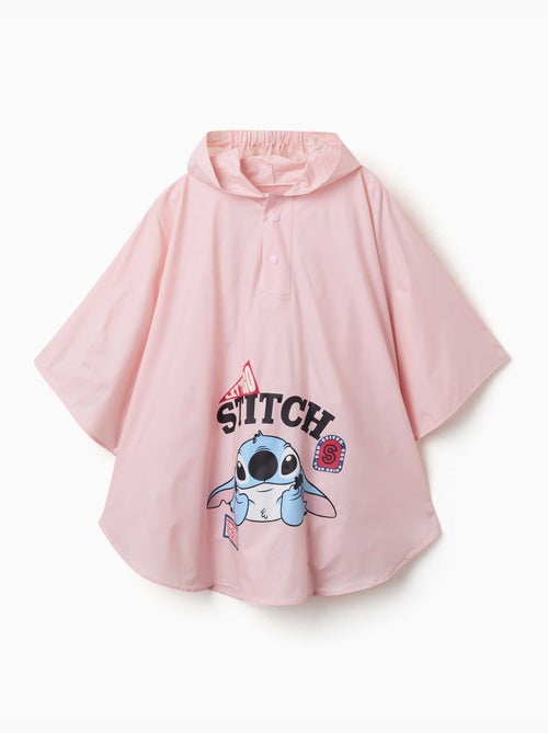 Poncho de lluvia con capucha y estampado de Stitch - Kiabi Poncho de lluvia con capucha y estampado de Stitch - Kiabi