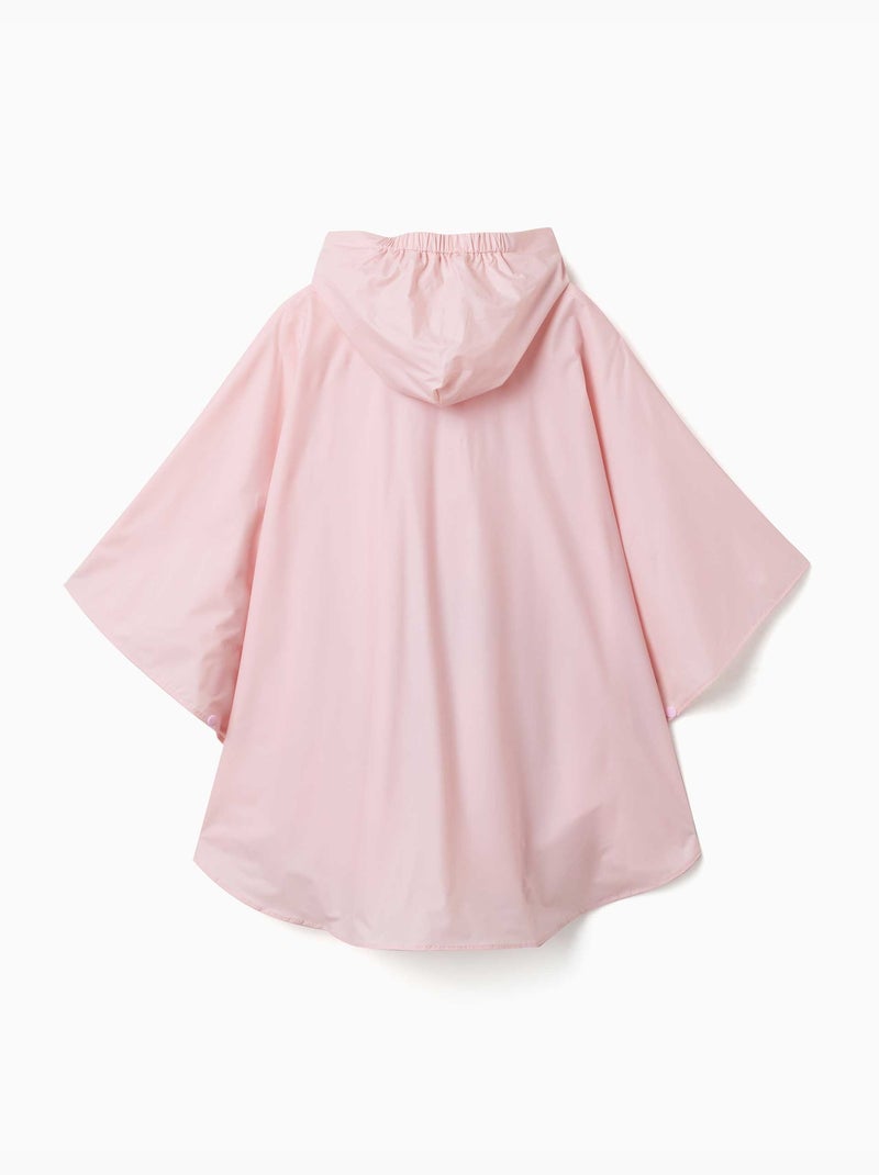 Poncho de lluvia con capucha y estampado de Stitch Rosa - Kiabi