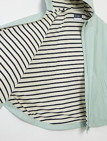 Poncho de material de goma con capucha - Fácil de Poner