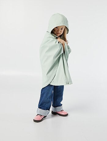 Poncho de material engomado con capucha - colección fácil de poner