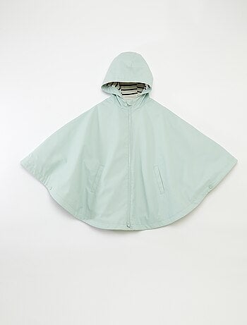 Poncho de material engomado con capucha - colección fácil de poner