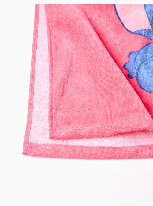 Poncho de playa de algodón con capucha y estampado de Stitch - Kiabi Poncho de playa de algodón con capucha y estampado de Stitch - Kiabi