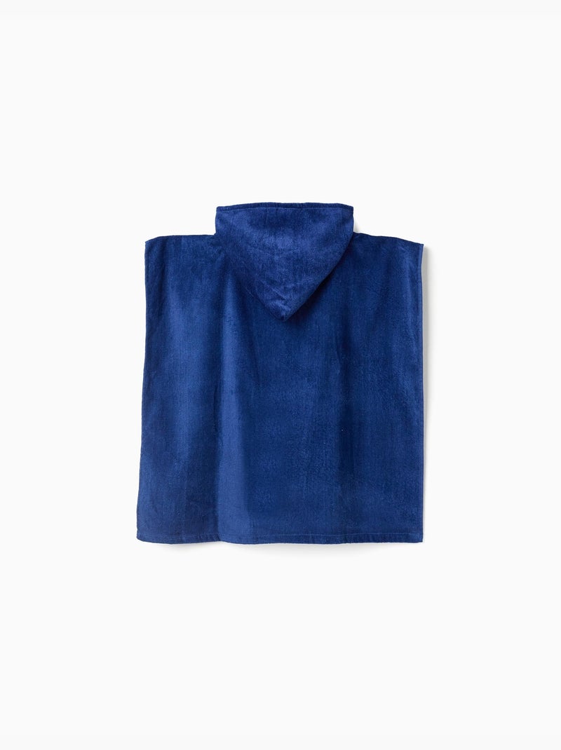 Poncho de playa de algodón con capucha y spider-man Azul oscuro - Kiabi