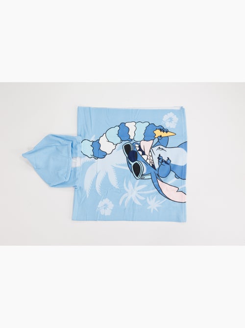 Poncho de Playa Disney Stitch Helado 55x110cm – Azul Cielo Hibisco – Capucha – 100% Poliéster – Lice - Kiabi Poncho de Playa Disney Stitch Helado 55x110cm – Azul Cielo Hibisco – Capucha – 100% Poliéster – Lice - Kiabi