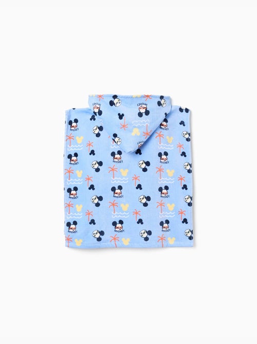 Poncho de playa en algodón con capucha Mickey - Kiabi