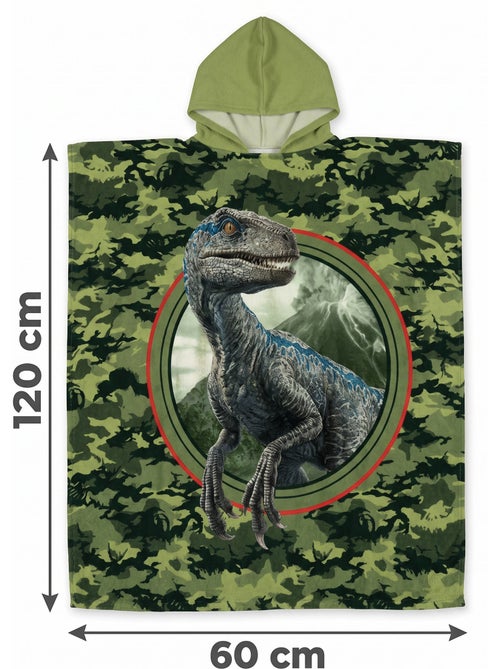 Poncho de Playa Jurassic World 60x120cm – Capucha – 100% Algodón – Licencia Oficial - Kiabi Poncho de Playa Jurassic World 60x120cm – Capucha – 100% Algodón – Licencia Oficial - Kiabi