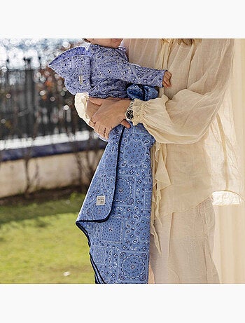 Poncho de playa microfibra para bebé | Walking Mum