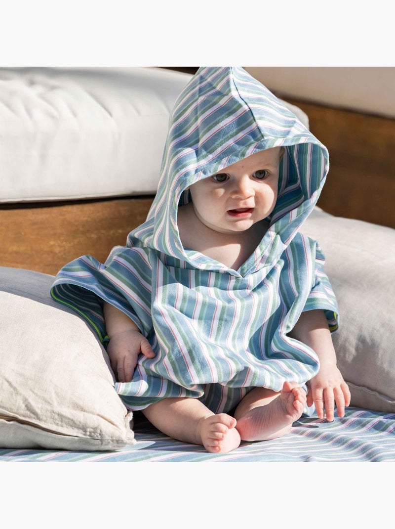 Poncho de playa microfibra para bebé | walking mum Verde - Kiabi
