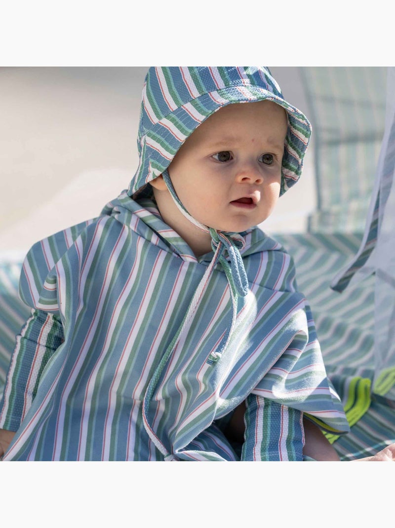 Poncho de playa microfibra para bebé | walking mum Verde - Kiabi