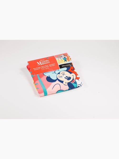 Poncho de Playa Minnie Mouse Disney 55x110cm – Surf Tropical – Capucha – 100% Poliéster – Licencia O - Kiabi Poncho de Playa Minnie Mouse Disney 55x110cm – Surf Tropical – Capucha – 100% Poliéster – Licencia O - Kiabi
