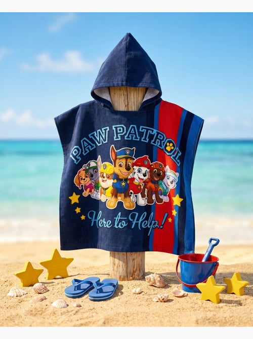 Poncho de Playa PAW Patrol 50x110cm – Equipo Completo Here to Help – Capucha – 100% Poliéster – Lice - Kiabi Poncho de Playa PAW Patrol 50x110cm – Equipo Completo Here to Help – Capucha – 100% Poliéster – Lice - Kiabi