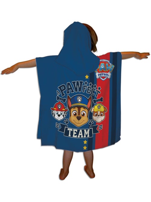 Poncho de Playa PAW Patrol 50x110cm – Equipo Completo Here to Help – Capucha – 100% Poliéster – Lice - Kiabi Poncho de Playa PAW Patrol 50x110cm – Equipo Completo Here to Help – Capucha – 100% Poliéster – Lice - Kiabi
