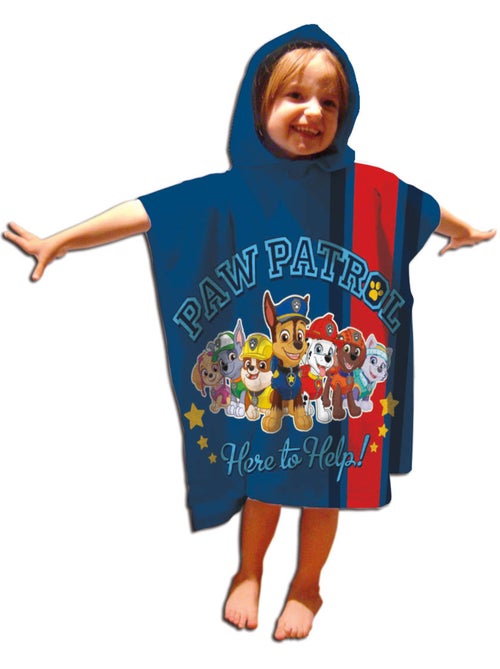 Poncho de Playa PAW Patrol 50x110cm – Equipo Completo Here to Help – Capucha – 100% Poliéster – Lice - Kiabi Poncho de Playa PAW Patrol 50x110cm – Equipo Completo Here to Help – Capucha – 100% Poliéster – Lice - Kiabi