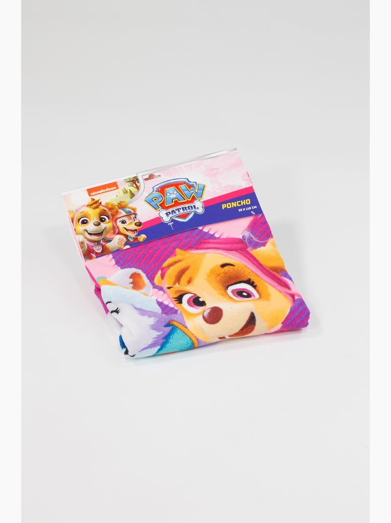 Poncho de Playa PAW Patrol Skye Everest 55x110cm – Rosa Fucsia – Capucha Puntiaguda – 100% Poliéster Negro Rosa - Kiabi