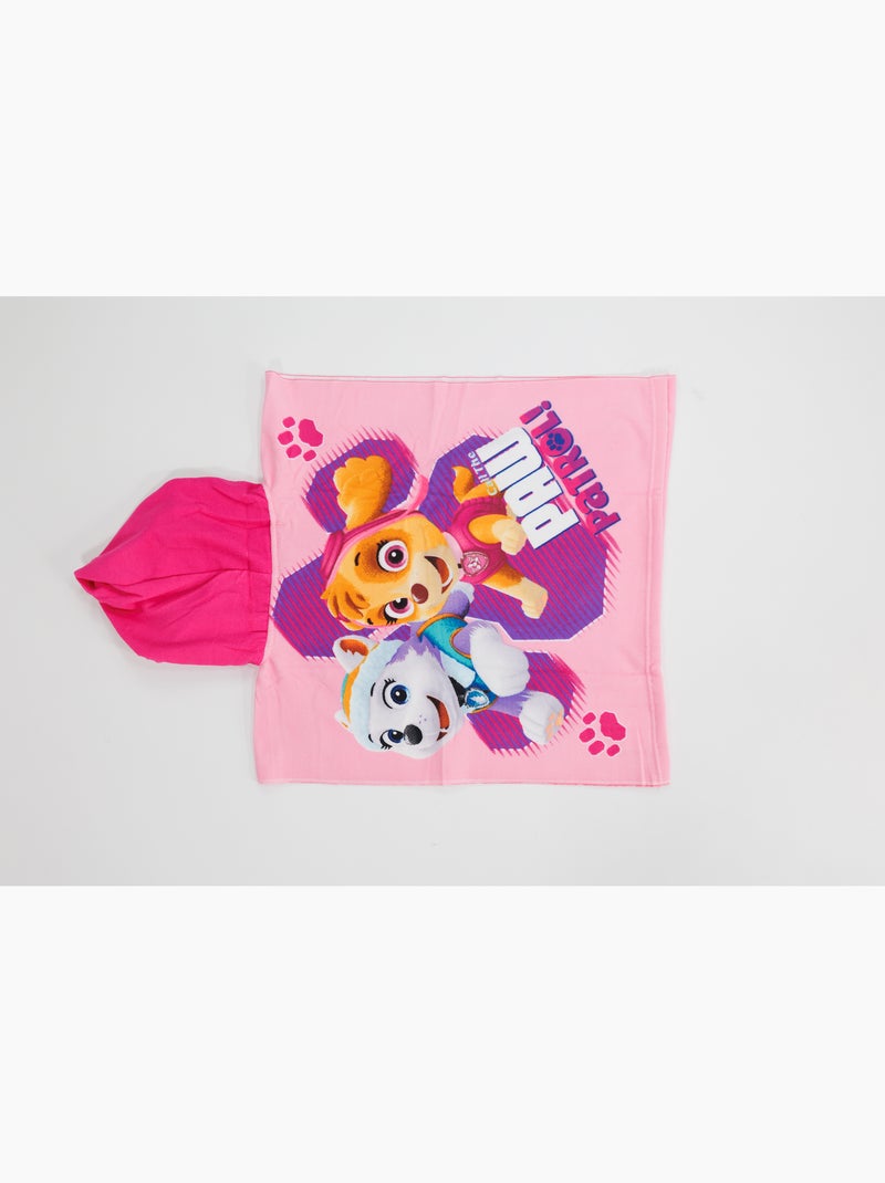 Poncho de Playa PAW Patrol Skye Everest 55x110cm – Rosa Fucsia – Capucha Puntiaguda – 100% Poliéster Negro Rosa - Kiabi