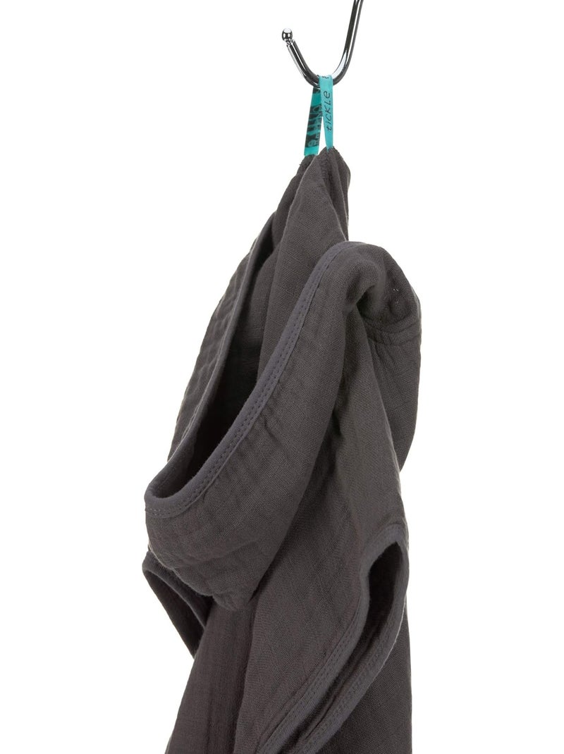 Poncho Enfant de Gasa de Algodón PROMO LINGE Gris antracita - Kiabi