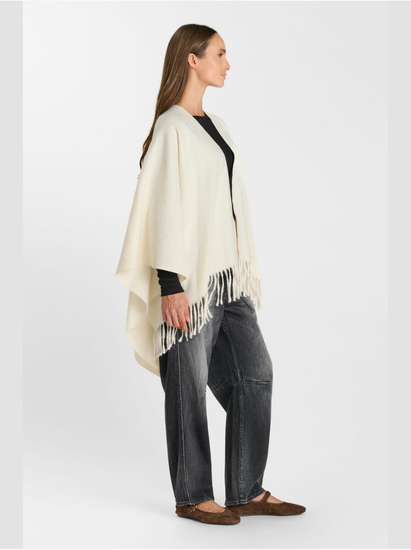 Poncho Eter 'le temps des cerises' Blanco - Kiabi