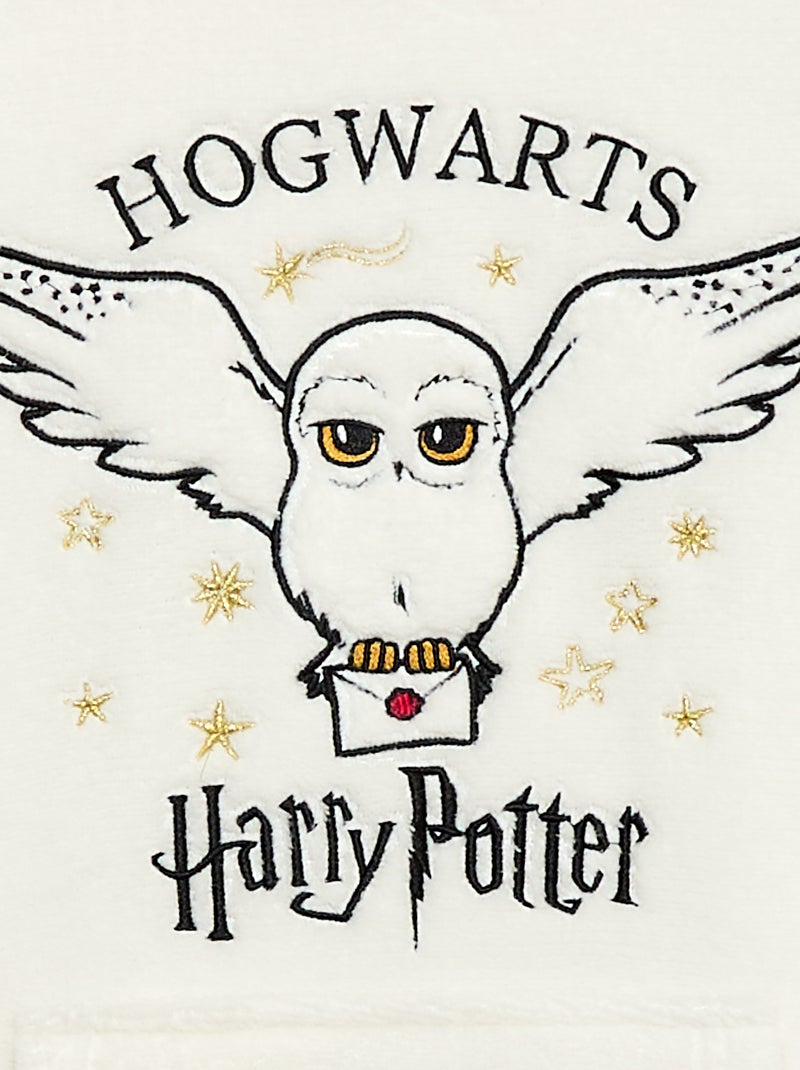 Poncho 'Harry Potter' en forro polar Blanco - Kiabi