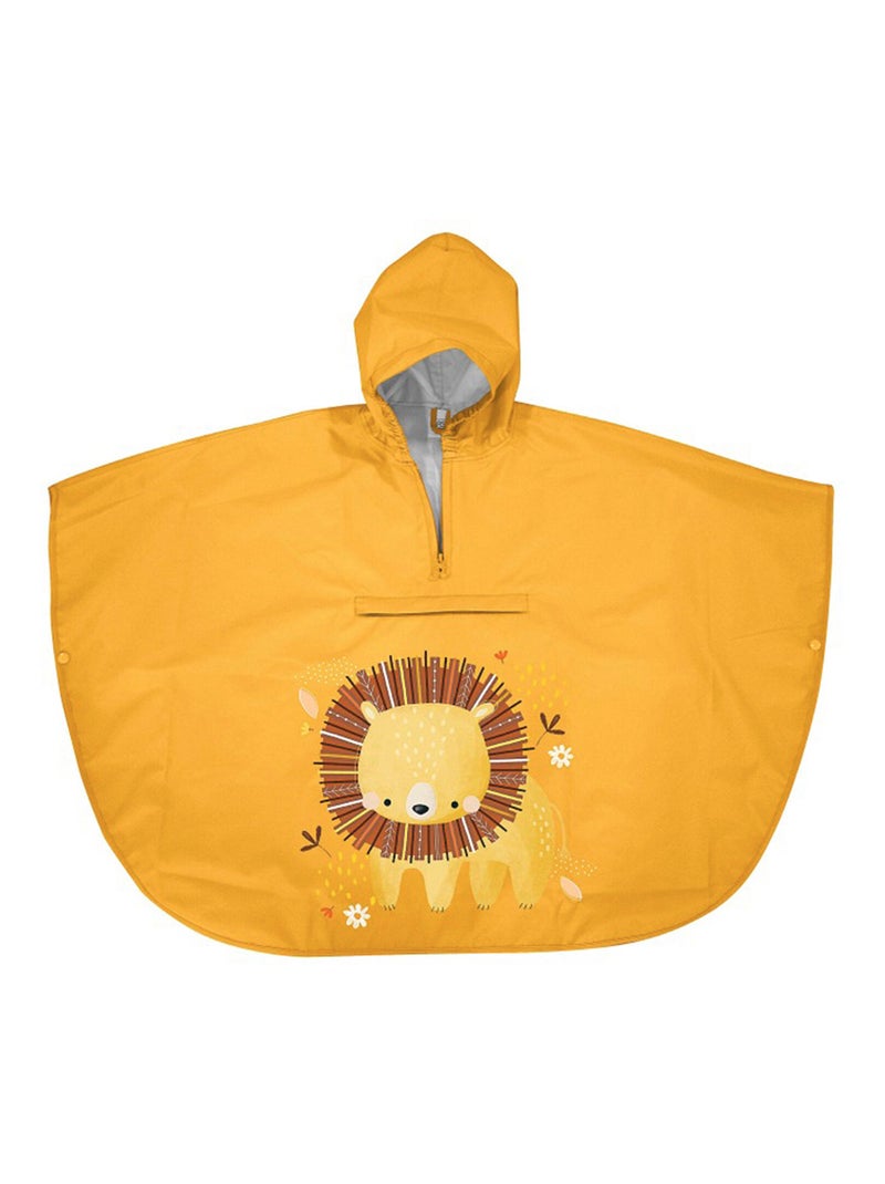 Poncho impermeable capa de lluvia para niños | Sassi Junior Naranja - Kiabi