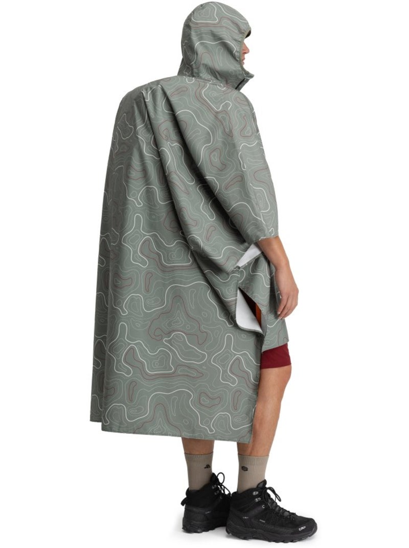 Poncho impermeable montaña senderismo hombre y mujer rinjani Verde - Kiabi