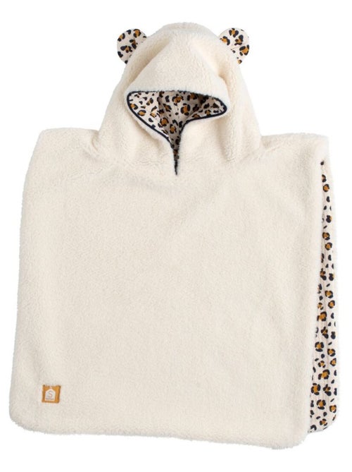 Poncho para bebé de sherpa y gasa de algodón con estampado de - SAUTHON - Kiabi