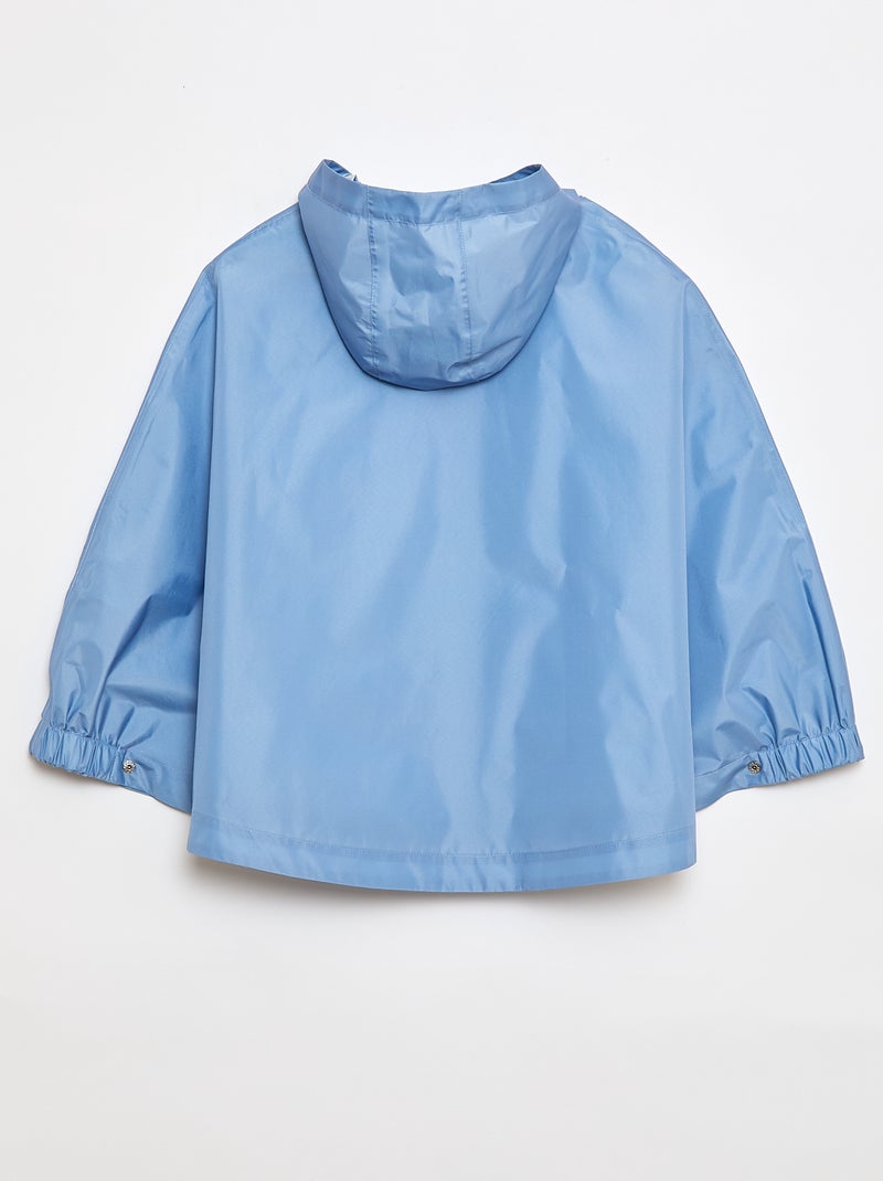 Poncho unisex con capucha - colección fácil de poner Azul - Kiabi