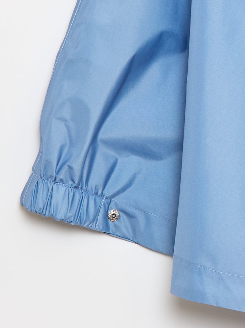Poncho unisex con capucha - colección fácil de poner Azul - Kiabi