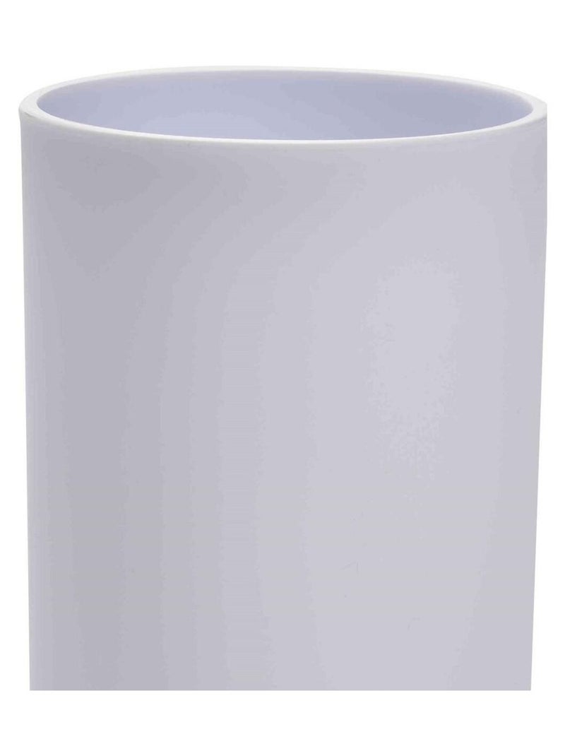 Porta-cepillos de dientes POP liso de polipropileno 6,7 x 6,7 x 13 cm – Guy Levasseur Blanco - Kiabi