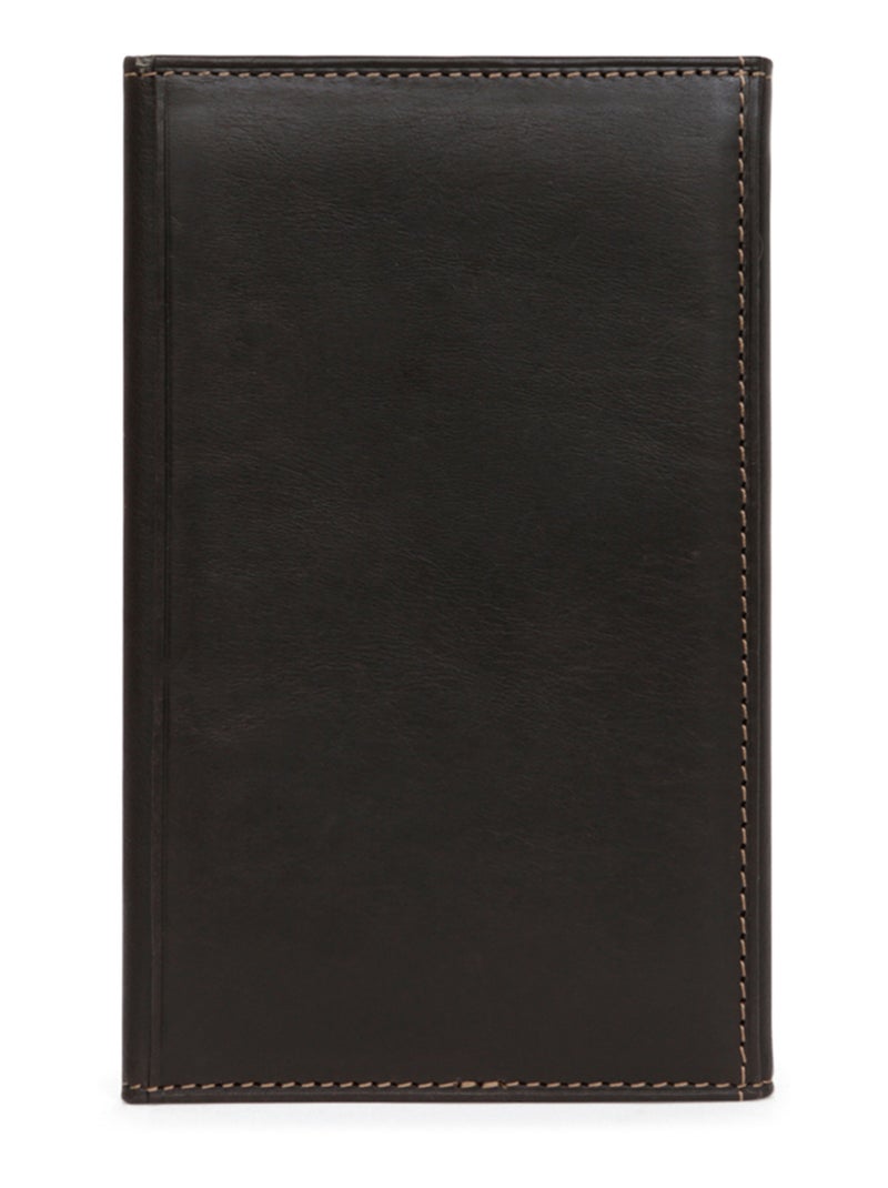 Porta documentos - 2 pliegues - cuero félin hexagona Marrón - Kiabi