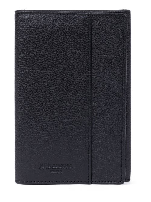 Porta documentos - 3 pliegues - detener rfid - cuero duo hexagona - Kiabi