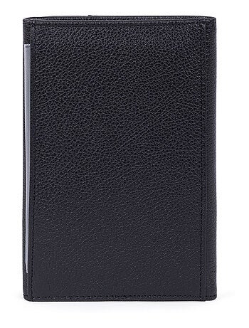 Porta documentos - 3 pliegues - Detener RFID - Cuero DUO