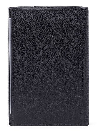 Porta documentos - 3 pliegues - Detener RFID - Cuero DUO