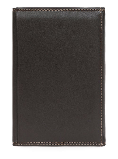 Porta documentos - 3 pliegues - detener rfid - cuero sensation hexagona - Kiabi