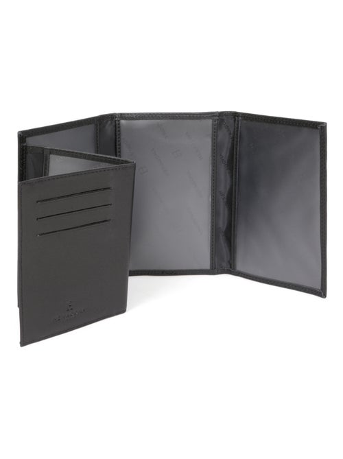 Porta documentos - 3 pliegues - detener rfid - cuero sensation hexagona - Kiabi