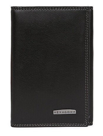 Porta documentos - 3 pliegues - Detener RFID - Cuero SENSATION