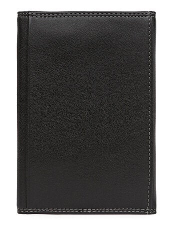 Porta documentos - 3 pliegues - Detener RFID - Cuero SENSATION