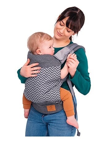 Portabebés LIONELO Margaret - 100% algodón - 3 posiciones de porteo